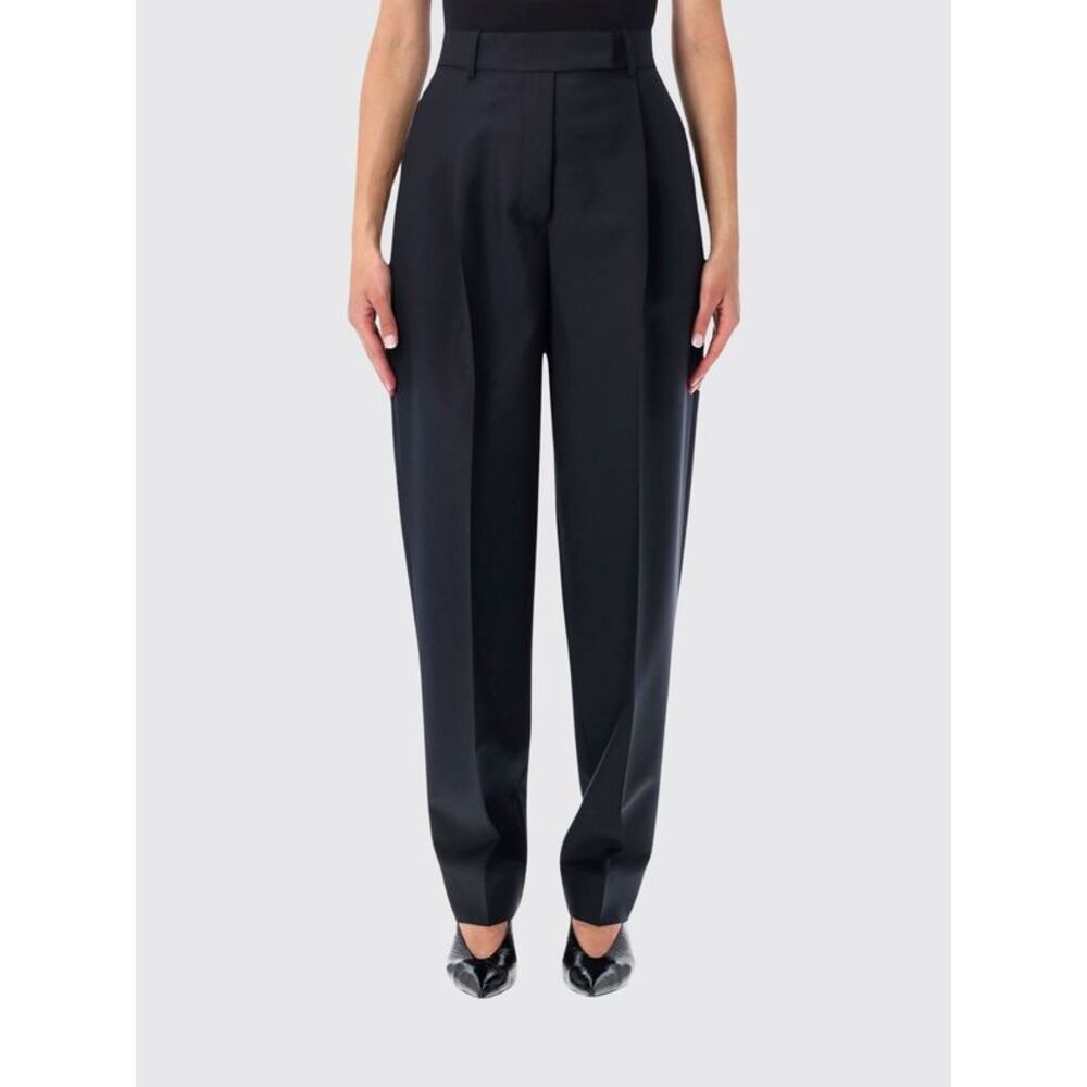 High-Waisted Wide-Leg Trousers Rohe In Virgin Wool And Mohair With Pleats